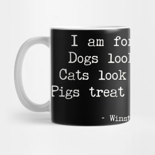 I Am Fond of Pigs Mug